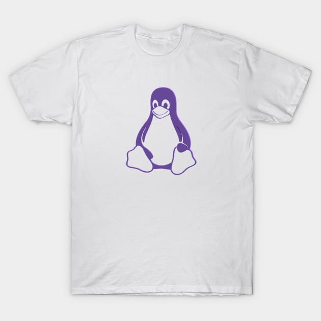 Tux 2D Turquoise T-Shirt by MacJoris